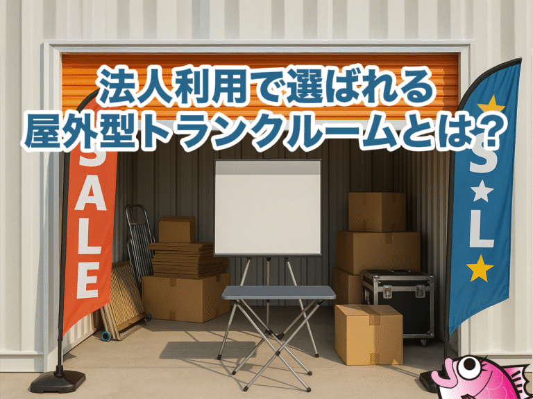 法人利用で選ばれる屋外型トランクルーム｜料金・使い勝手・柔軟性で比較するならアドレストランクルーム
