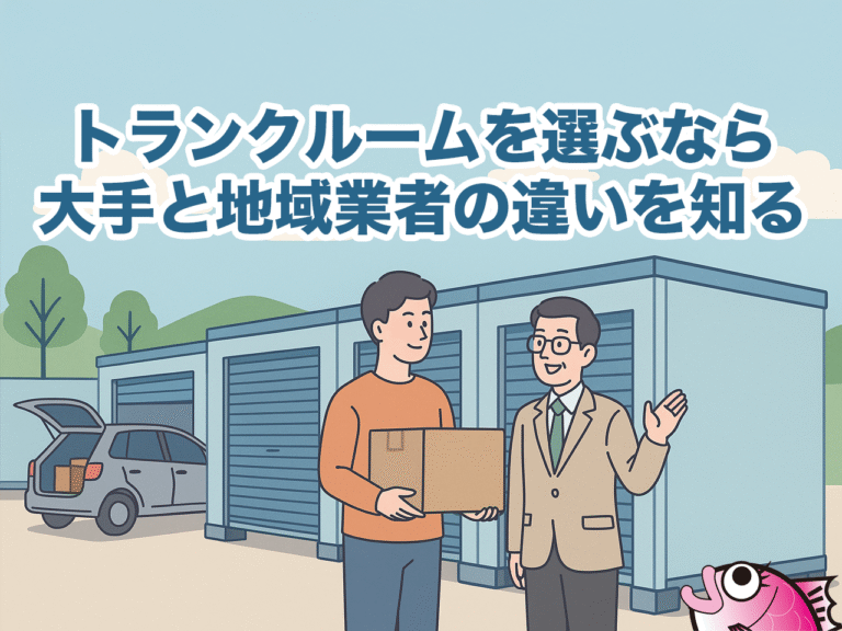 失敗しない！トランクルームの選択術｜信頼感と安心感で選ぶ大手vs地域業者(アドレストランクルーム)