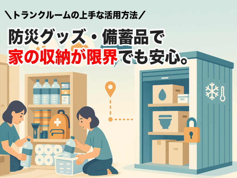 地震・台風から家族を守る！自然災害時の備蓄品収納解決策